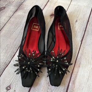 Reed Evins Black Flats